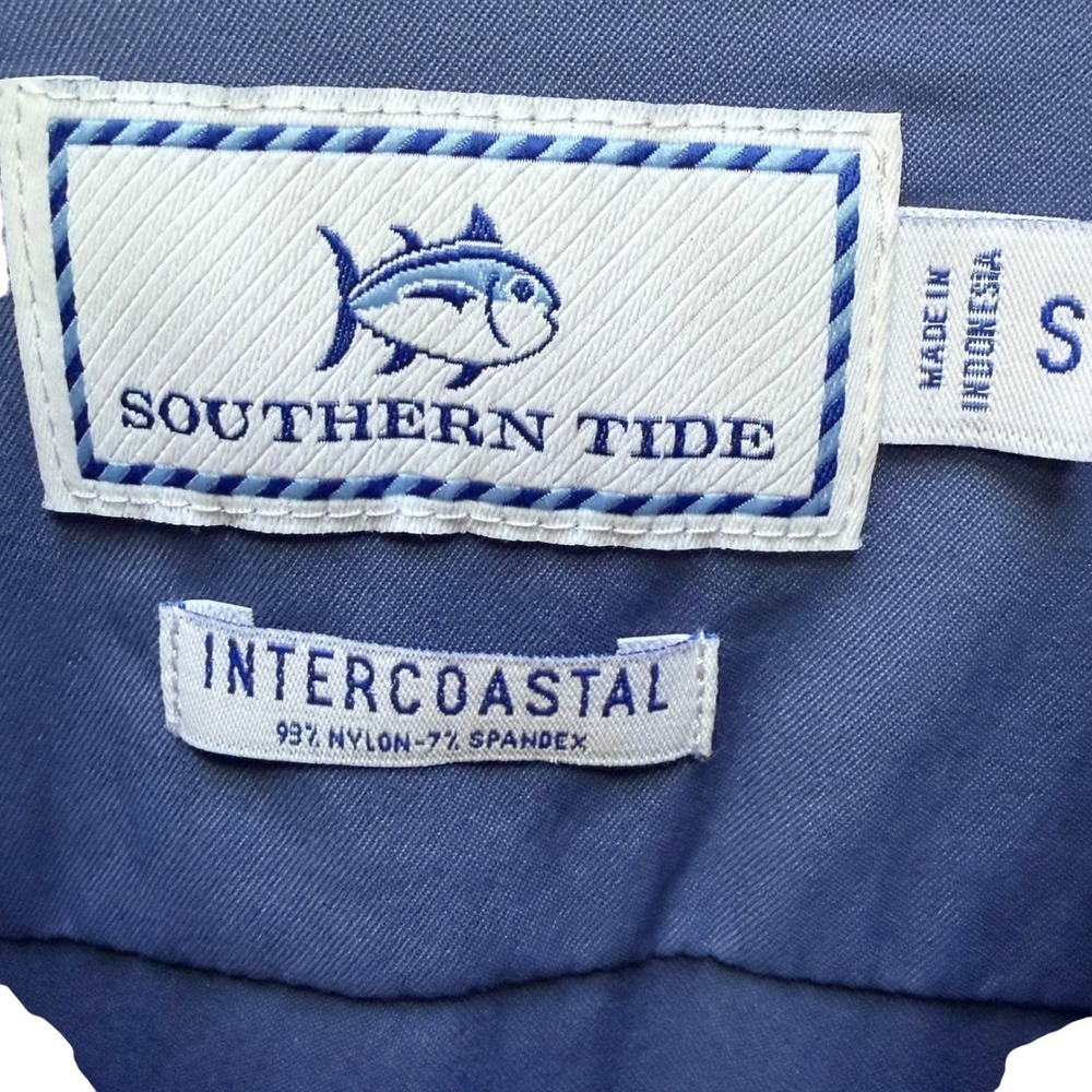 Southern‎ Tide Mens Shirt Shrimp Print Size S Short Sleeve Button Down Summer - Picture 7 of 7